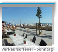 Verkaufsoffener - Sonntag